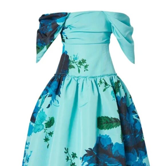 ERDEM Dresses & Skirts - Erdem Off Shoulder Cocktail Dress Size 6 NWT 2024 Collection